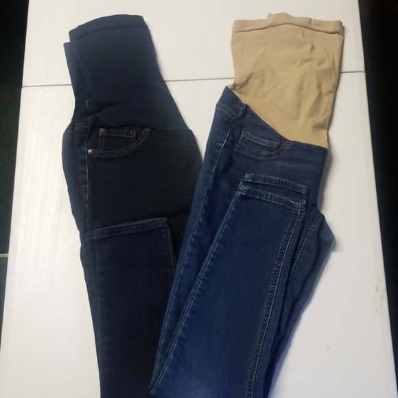 Indigo Blue Denim - Motherhood maternity skinny jeans
